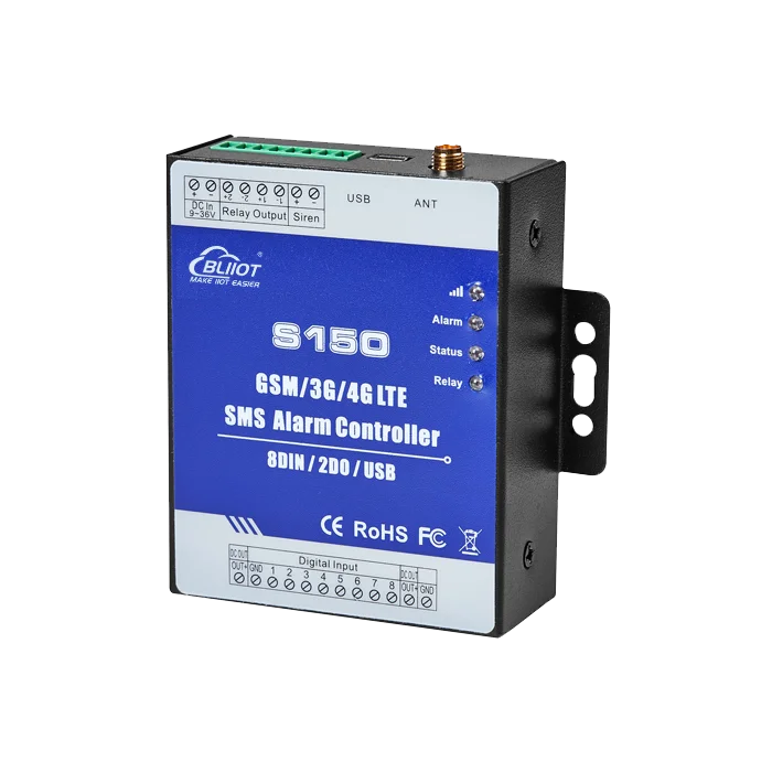 Wireless 4G Water Tank Pool Water Level Alarm For Water Leakage Application With 8DIN 2DO USB