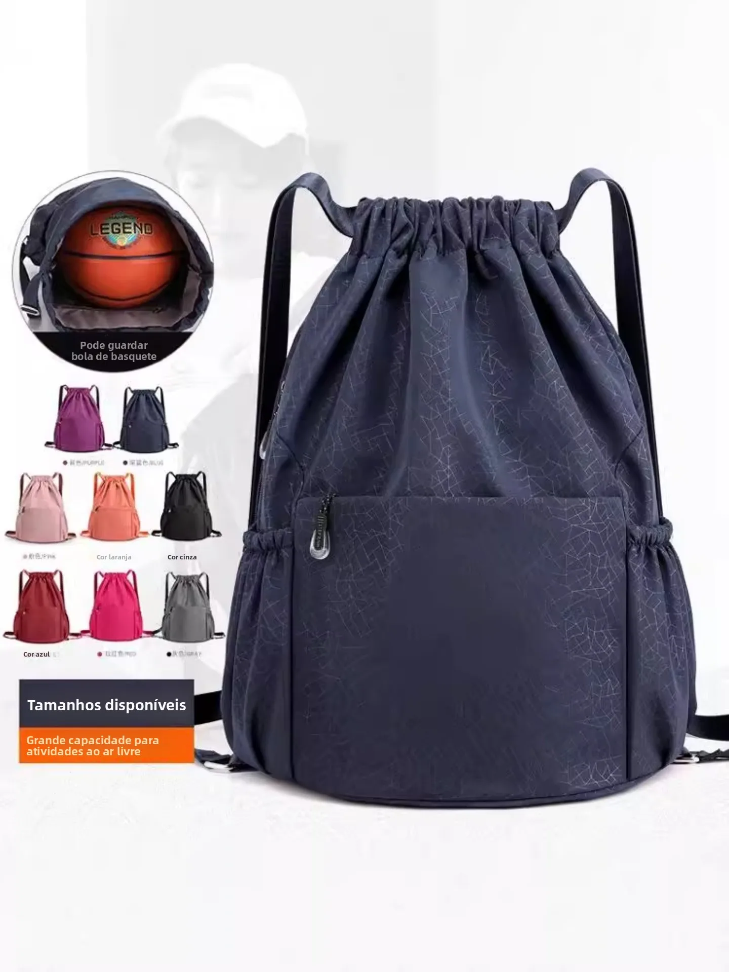 large-capacity-drawstring-fitness-backpack-waterproof-travel-durable-nylon-unisex-shoulder-bag-with-mesh-pocket-for-men-and-w