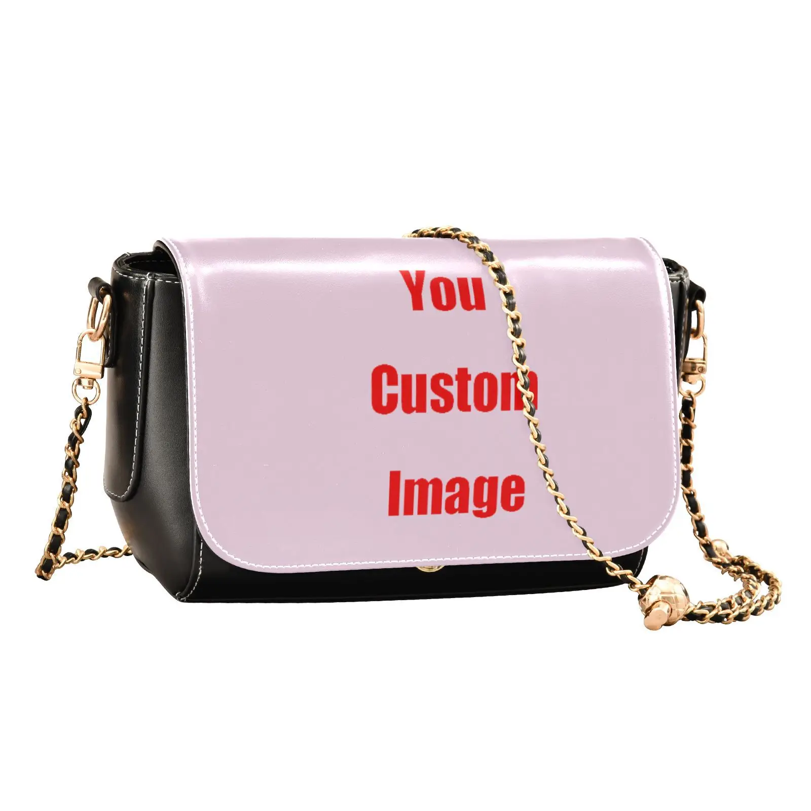 New Crossbody Bags For Womenโs 2024 Trend Fashion pu leather Simplicity Customizing images Small Chains Shoulder Handbags Purses