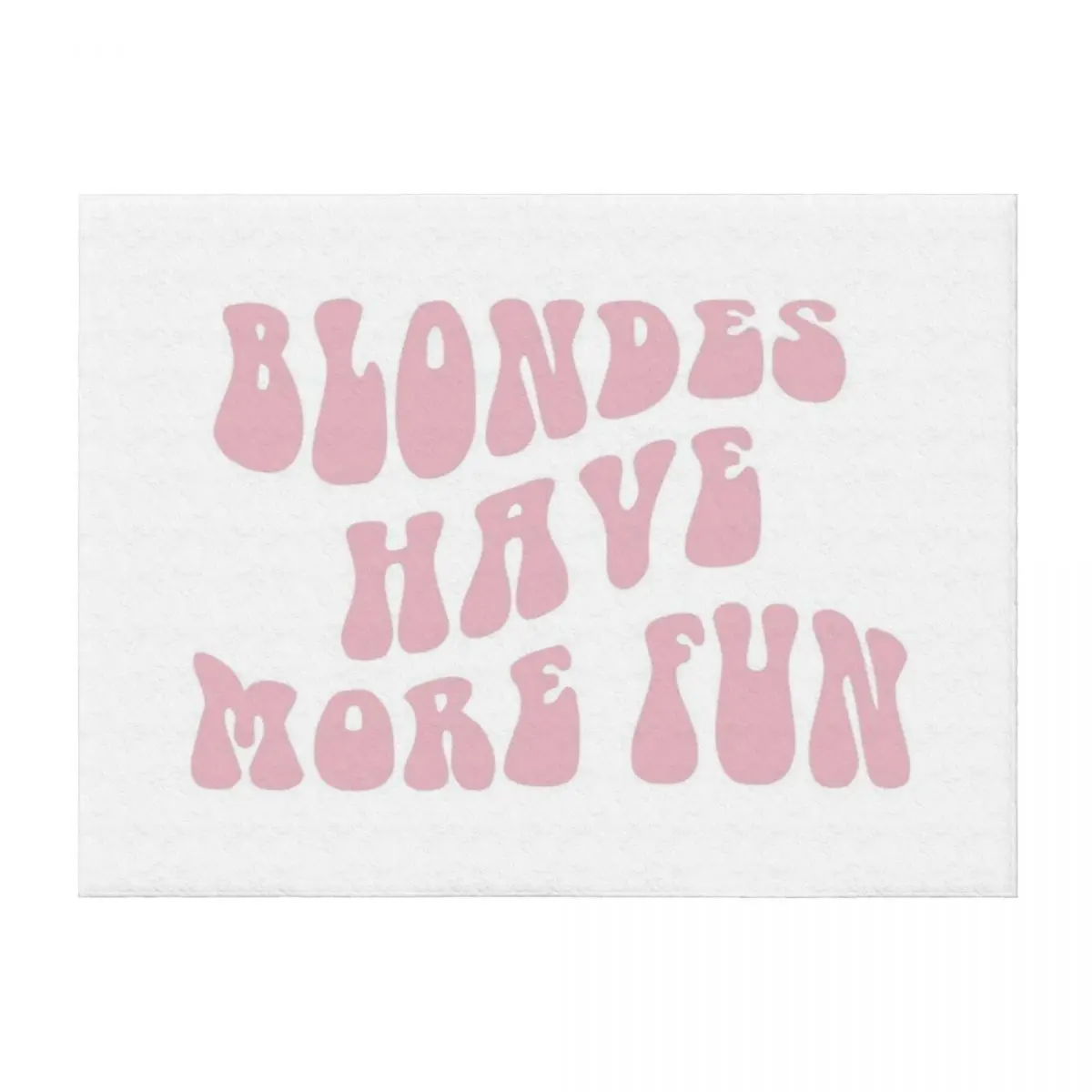 

Blondes Have More Fun - Pink Throw Blanket Sofa Throw Polar Flannels decorative Blankets