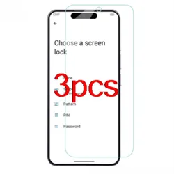3pcs clear hd safety tempered glass on for oukitel p1 screen protector thin for oukitel oukitelp1 2.5d protective front film