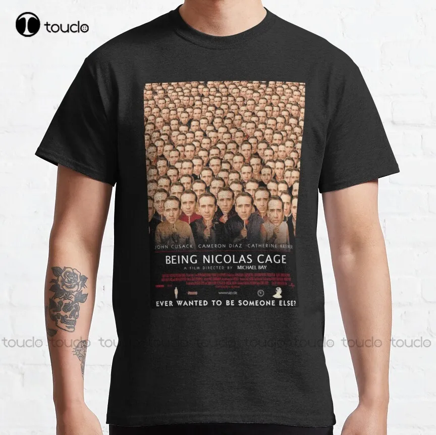 The Nicolas Cage In Everything Project Photoshopping Nic Cage Into All The Movies And Television John Travoltaclassic T-Shirt