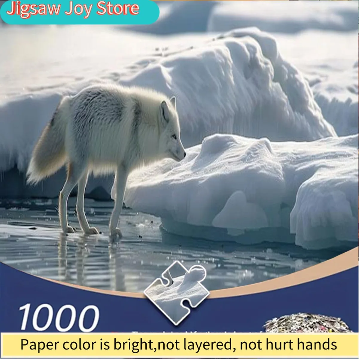 

A 1000pcs Jigsaw Puzzle for Adults Featuring a Watercolor Design with a Soothing Blue-Green Gradient, Perfect for Lovers. Idea