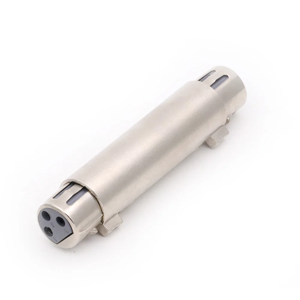 Adaptador de micrófono de Audio para tarjeta SIM, conector XLR macho a xlr macho de 3 pines, hembra a hembra, 1 unidad por lote