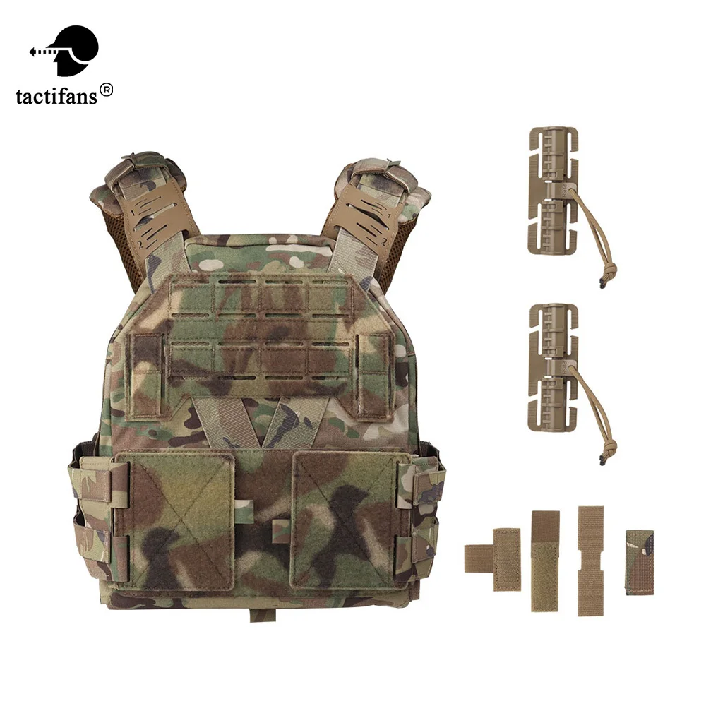 

KZ Plate Carrier Low Profile Quick Release Cummerbund Buckle Padded Shoulder Strap Paintball Airsoft Hunting Vest