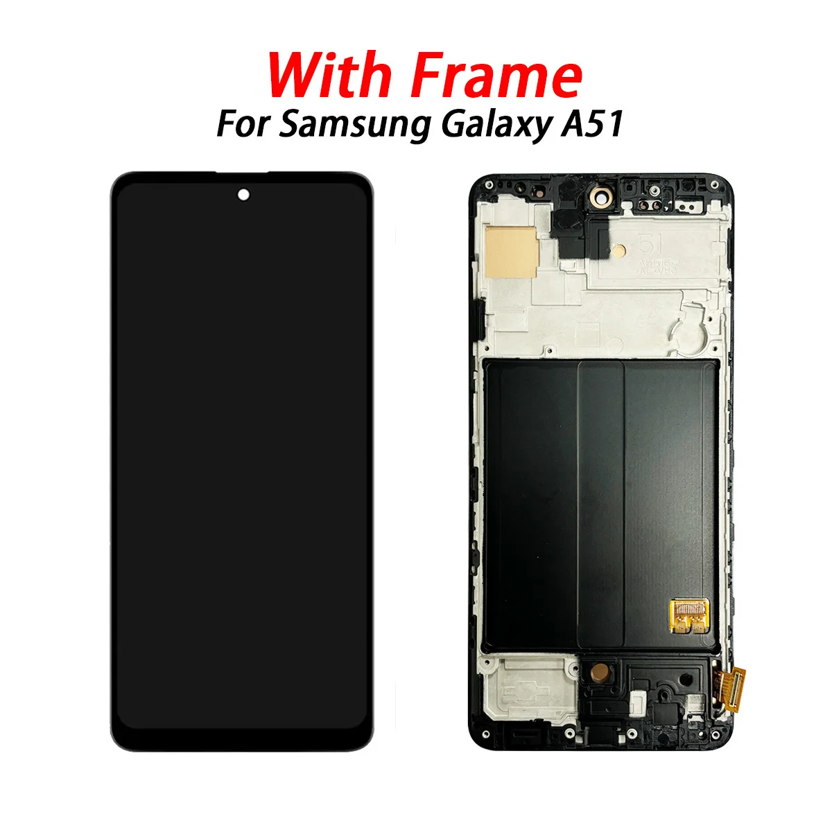 For Samsung Galaxy A51 4G LCD With Frame Digitizer Assembly,For Samsung A51 A515 A515F A515F/DS,A515FD A515FN/DS Display