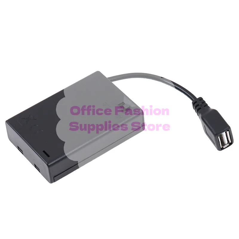 3*AA battery box with usb port for building block led light kit with switch