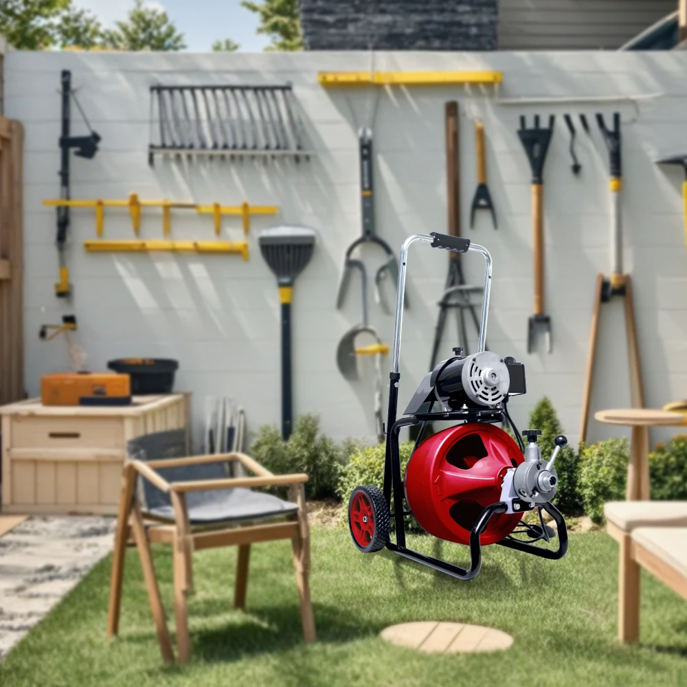 

KT-9002H Электрический шнек DrainMaster Pro 50 футов x 3/8 дюйма для канализационной змеи