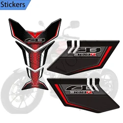 2018-2022 Motorcycle Grips Tank Pad Decals Gas Fuel Oil Kit Knee Protector Fit Honda CB300R CB 300R