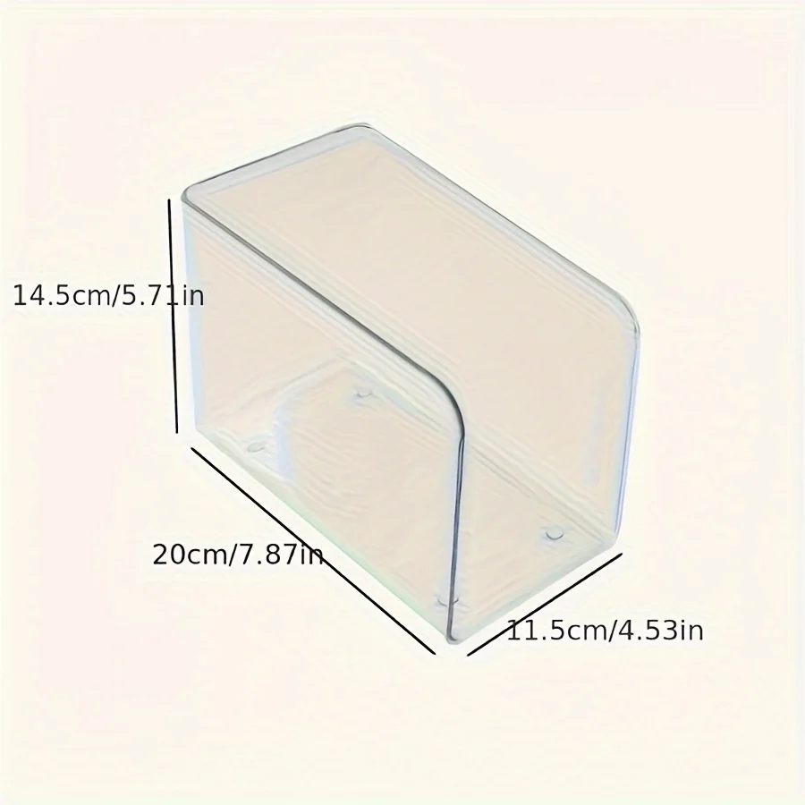 قطعة واحدة من منظم حامل الكتب البلاستيكي مع مقصورات متعددة - حامل ملفات سطح المكتب الشفاف للمكتب والمنزل وديكورات رف الكتب #6