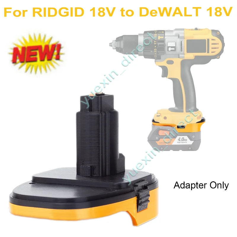 Imagem -04 - Conversor de Bateria para Aeg Ridgid 18v Li-ion para Dewalt 18 Adaptador de Bateria Níquel