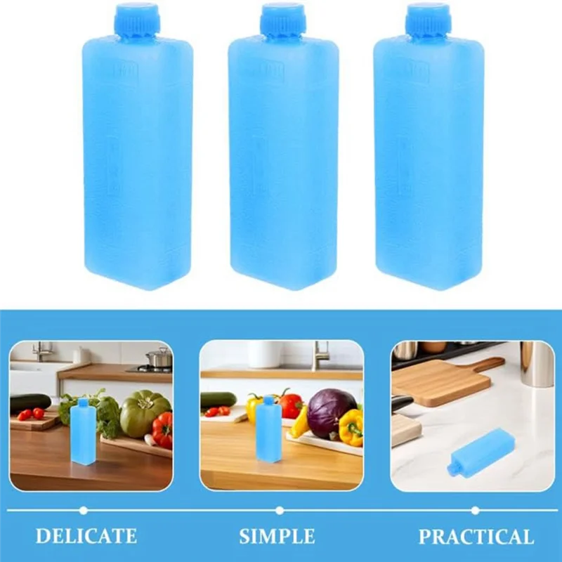 

【Flash Deal】Air Conditioner Ice Packs Ice Bags Cooler Reusable Cooling Blocks For Food Storage Refrigeration