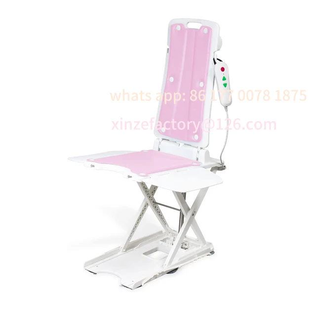 

Customizable Electric Bath Bathing Assist Lift Seat Frame for the Elderly Comfort and Mobility Restoration Care Program