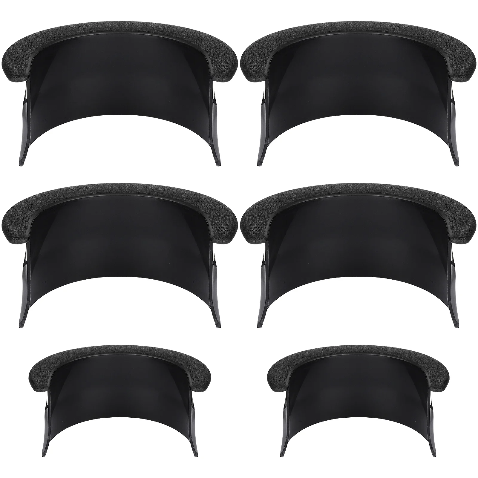 6 шт. карманный вкладыш для бильярдного стола, черный, высококачественный пластик, стандартные бильярдные столы, домашний бар, игровая комната