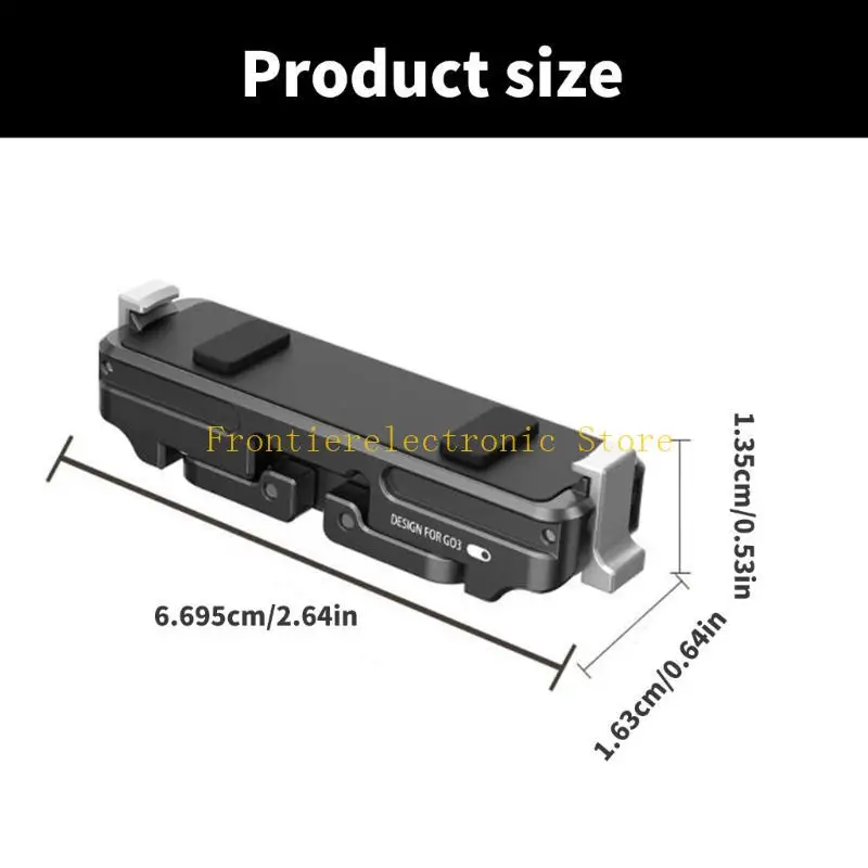 G8DB CEPAT MAGNECH MAGNET MOUNTING MAGINGET ACCESTORY UNTUK 360 GO3 Action Camera Dukungan 1/4inch Thread