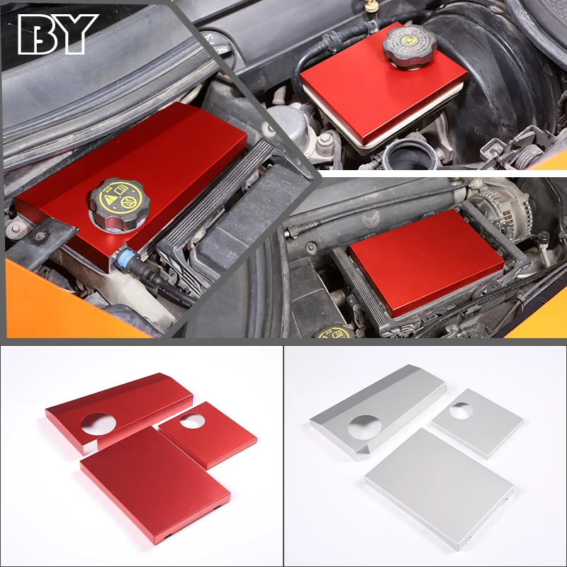 Car Antifreeze Fuse Box Cover For Chevrolet Corvette C7 2014-2019 Auto Accessories Aluminum Alloy Engine Protect Cap