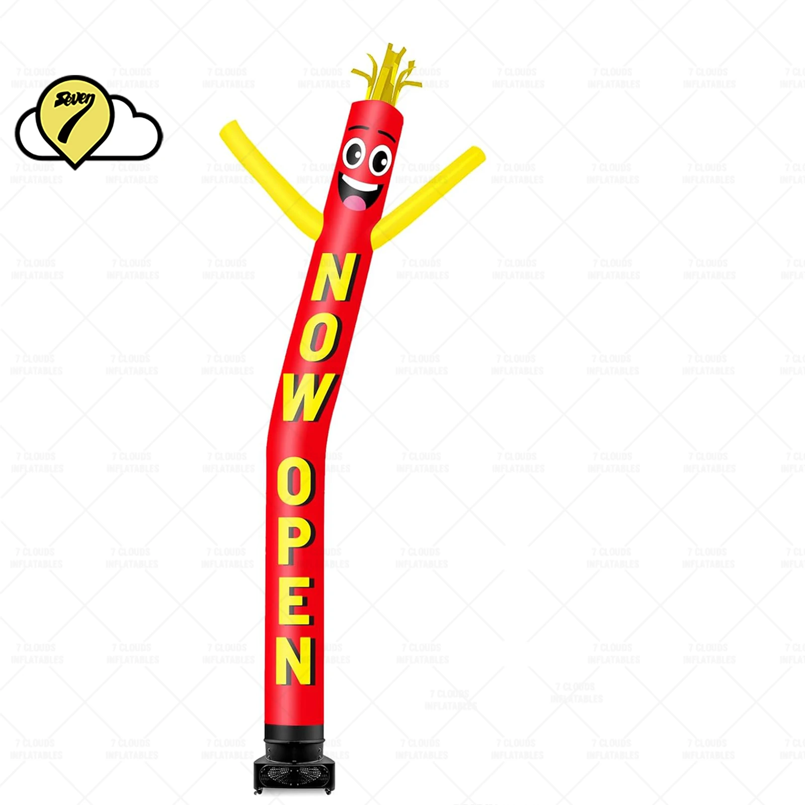 Now Open Advertising 6/8/10/15/20FT Tall Inflatable Tube Man Air Powered Waving Puppet Dancer Decoration by Feather Flag Nation