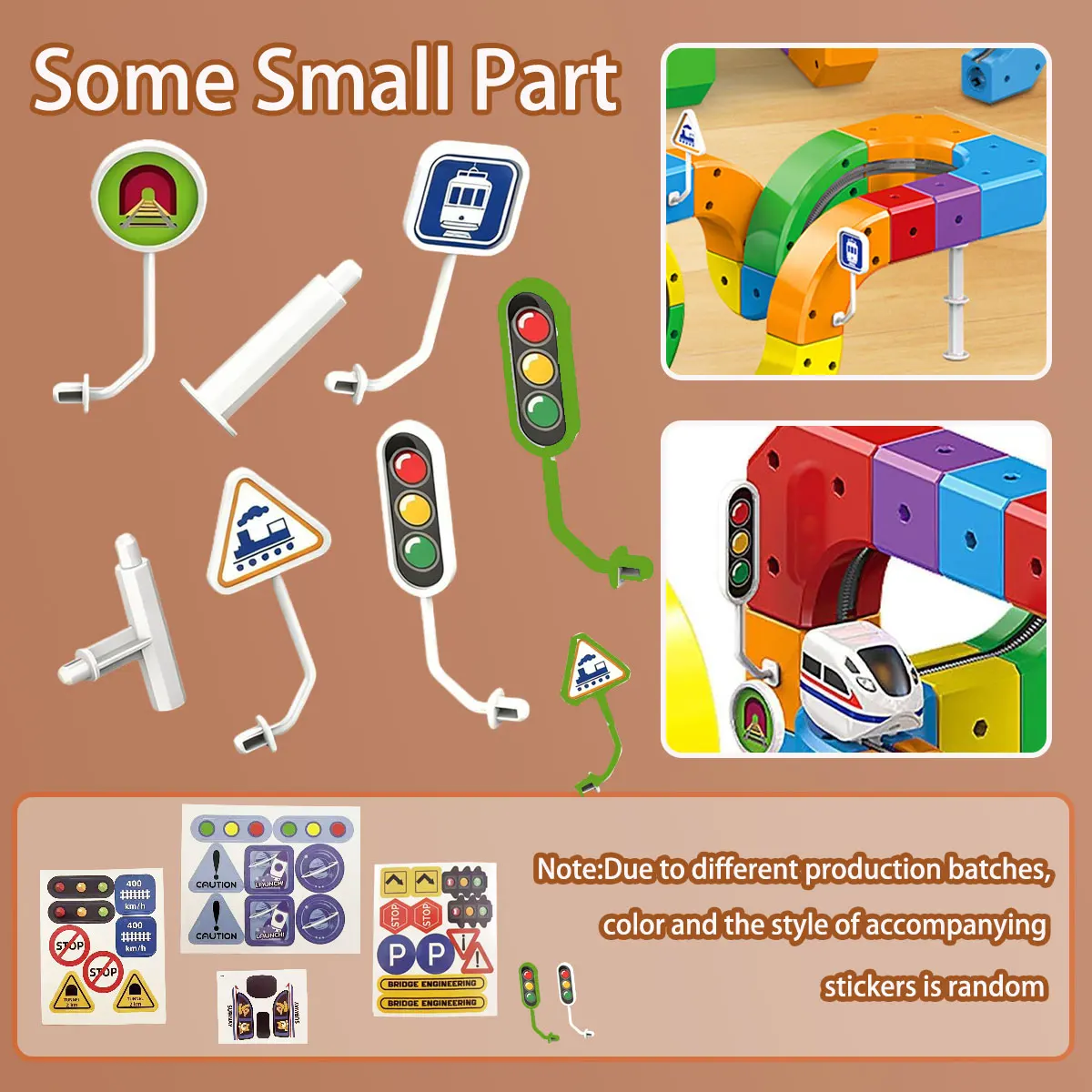 Magiczny zestaw klocków do samodzielnego montażu z koleją szybką, pojazdami do zabawy, prezent edukacyjny STEM dla dzieci