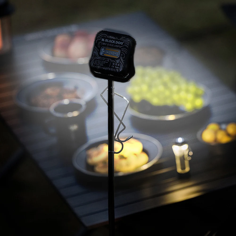 

Кемпинговый фонарик, 4-уровневый атмосферный фонарь с бесступенчатым затемнением, 5000 мАч, многофункциональная аварийная лампа для кемпинга, пешего туризма