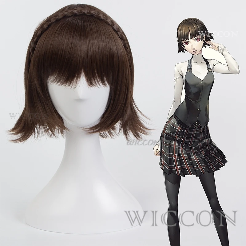 P5R Anime P5/persona 5 Cosplay Kostuum Set Koningin Makoto Niijima Cosplay Set Top + vest + rok Halloween harajuku Kleding