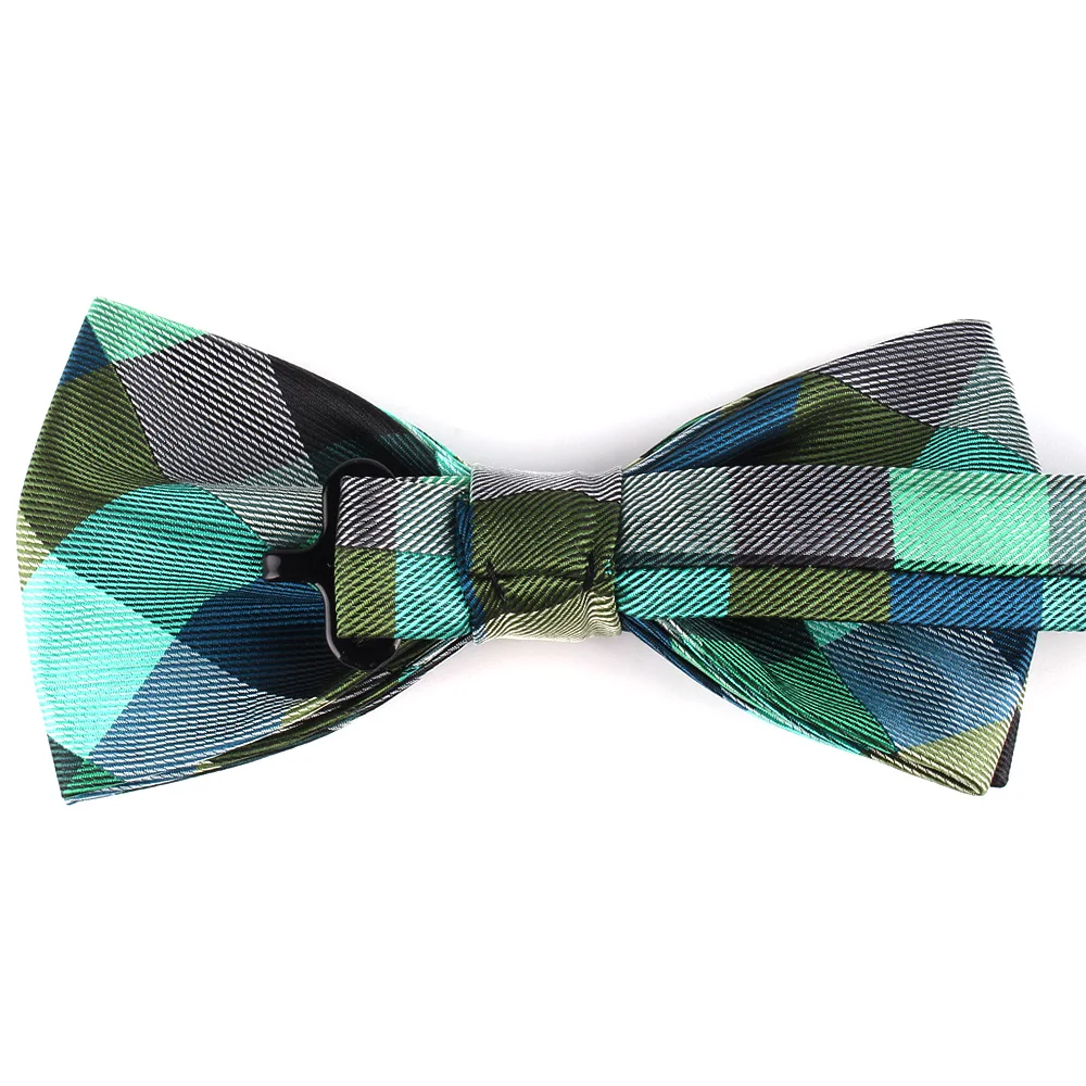 Suits Bow Ties For Men Polyester Cravats Fashion Adjustable Bowtie for Wedding Party Groom Butterfly Adult Plaid Bowties