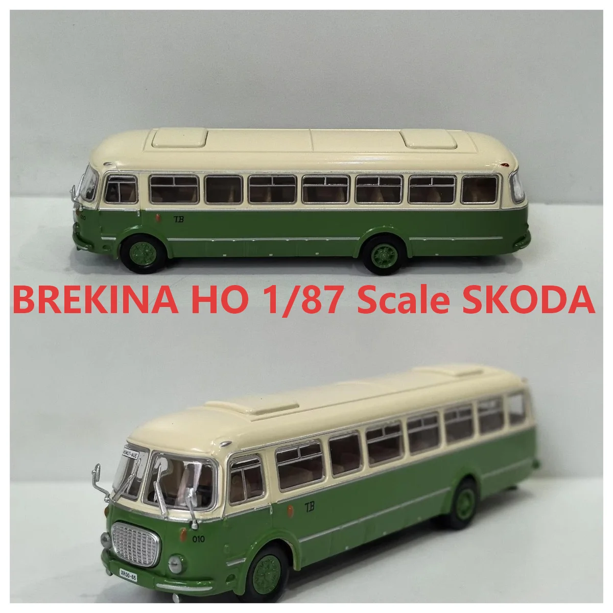 BREKINA HO 1/87 Scale SKODA 706 RTO JELCZ 043 Bus 20 Plastics Car Model