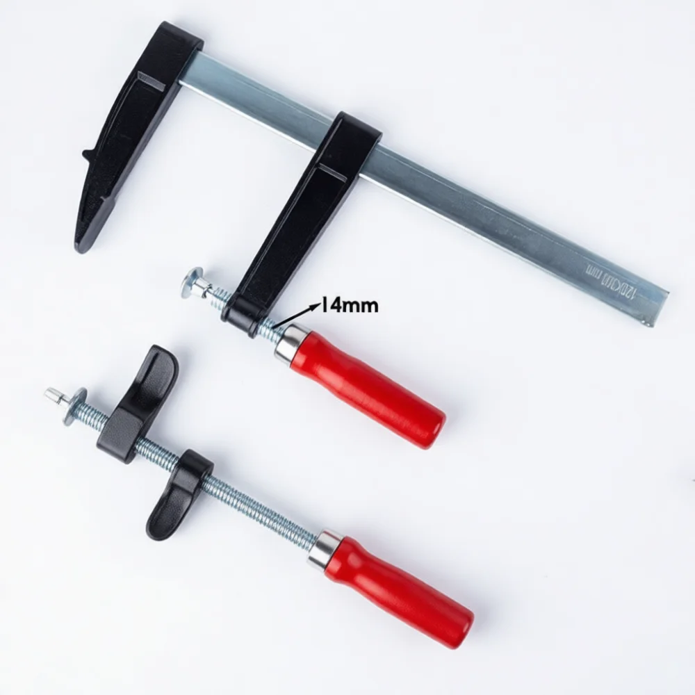 Advanced F Clamp Woodworking Tool Heavy Duty Sliding Fixture Quick Pressing Accessory For Industrial Wood Repair