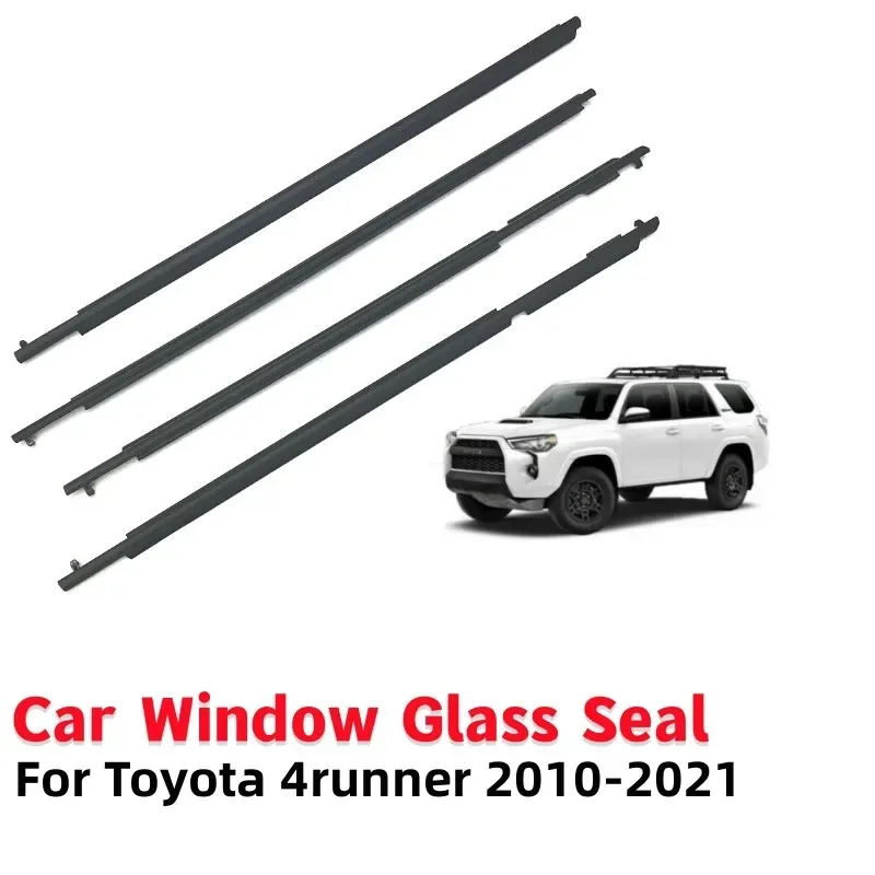 

Car Window Glass Seal Auto Side Door Weatherstrip Rainproof Weather Strip For Toyota 4runner 2010-2021