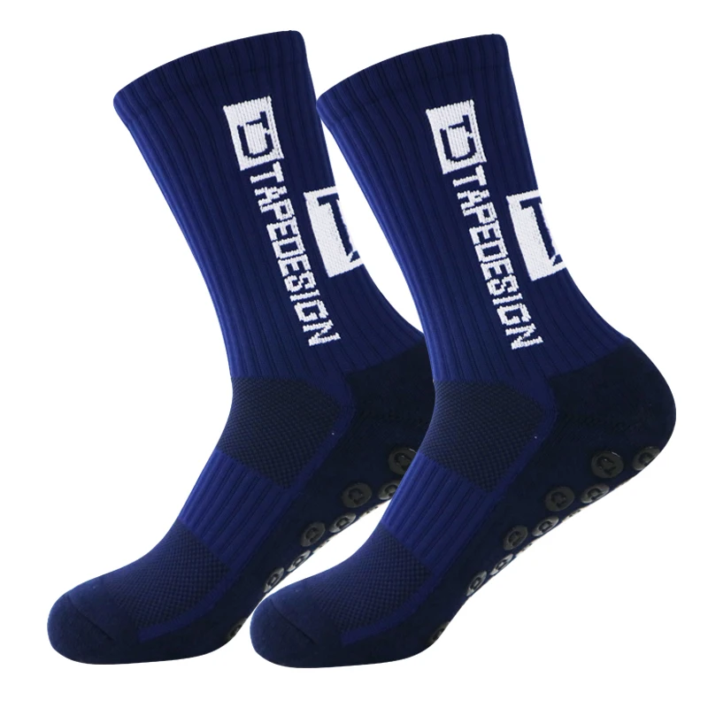 Calcetines gruesos antideslizantes para hombre y mujer, medias transpirables para deportes de Fútbol, correr al aire libre, ciclismo, novedad