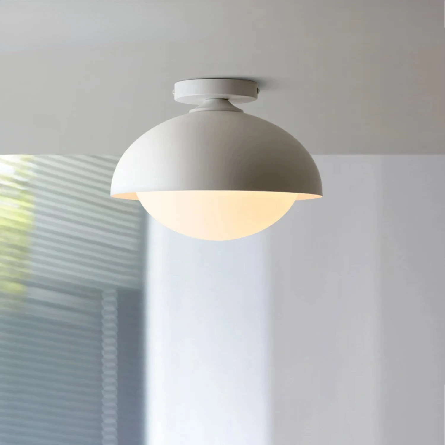 Elegant Modern Black and White LED Ceiling Light Fixture for Stylish Nordic Home Decor, Transforming Your Space with Bright Illu