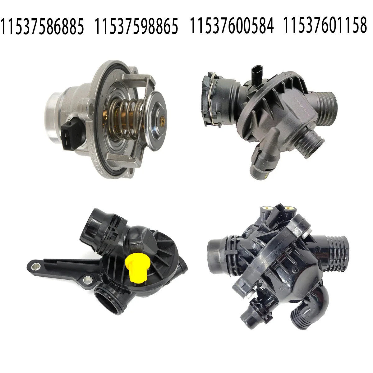 11537586885 Engine Coolant Thermostat Map Thermostat Fit For BMW 5 6 7 Series X5 X6 E60 E63 E66 E70 F01 N62 N63 High Quality