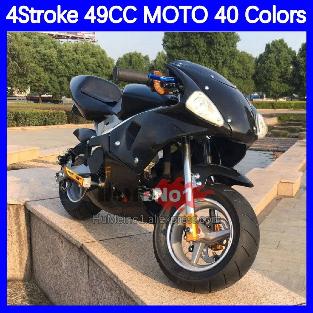 49/50 CC Adult Mini Motorcycle 4 Stroke Mountain Gasoline Scooter ATV off-road Superbike Small Buggy Moto Bike Racing Motorbike