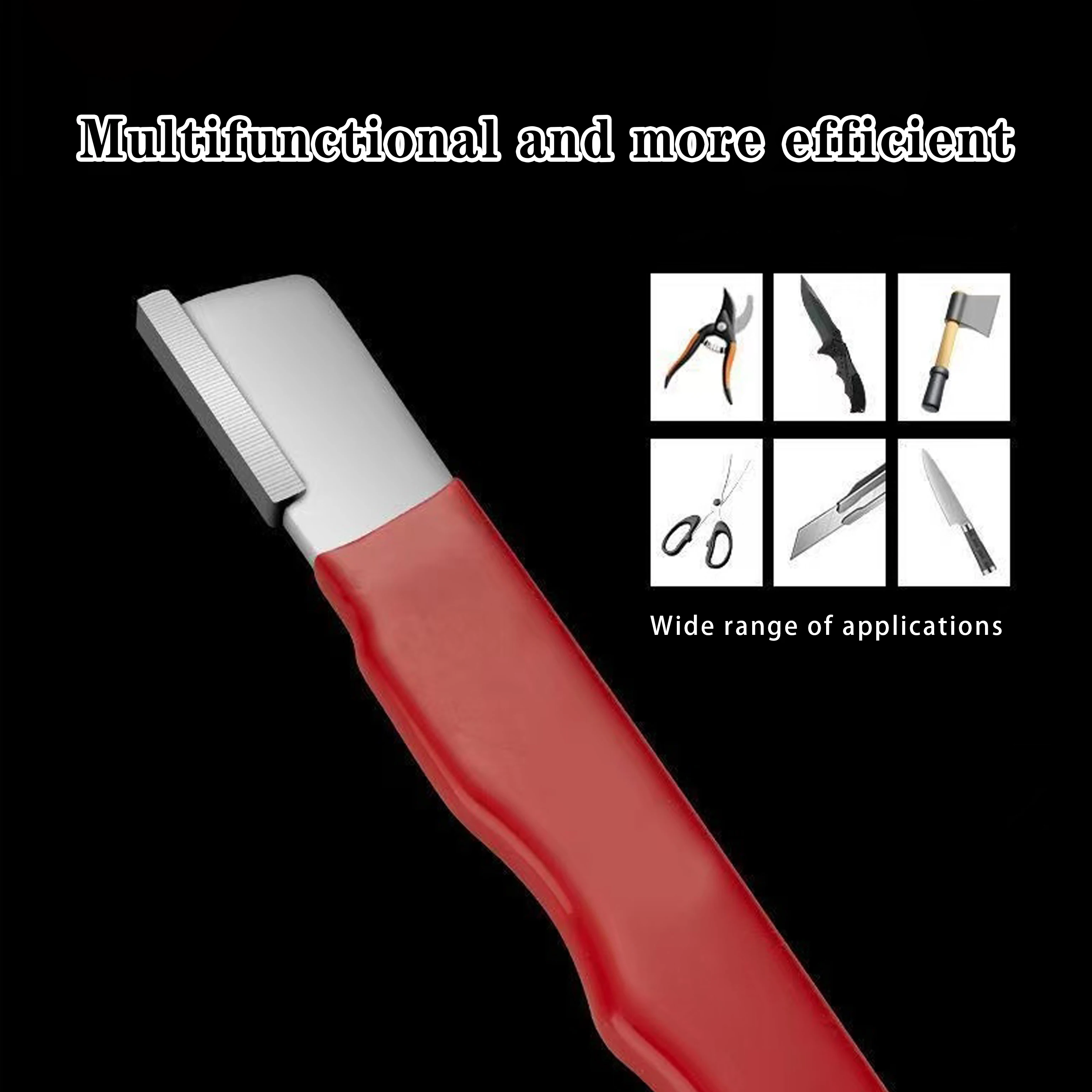 مقص مبراة مقص حديقة متعدد الوظائف مبراة مبراة أدوات المطبخ الحجرية سكين ومقص أداة شحذ #6