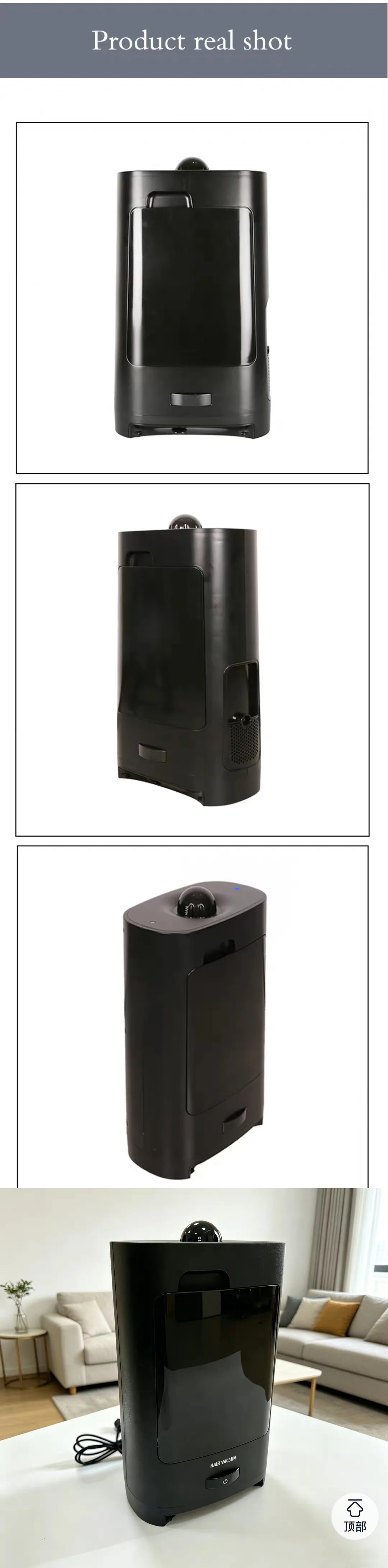 Non contact infrared sensor automatic hair cutting vacuum cleaner, high-power vacuum cleaner for hair salon workspace