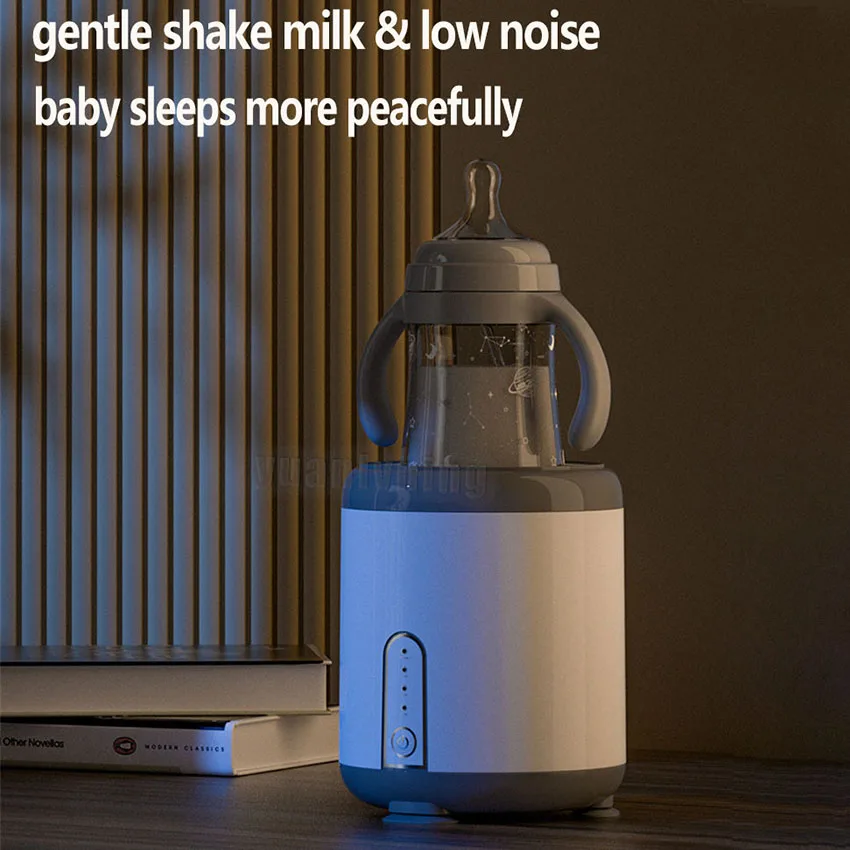 Baby Bottle Intelligent Wireless 360 ° Shaker Milk Powder Blender Feeding Shaking Machine 3 Gear Timming Household Home Babycare