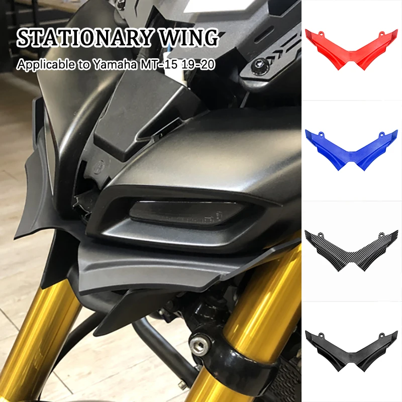 

For YAMAHA MT-15 MT15 MT 15 2019 2020 Motorcycle Front Side Spoiler Front Pneumatic Fairing Side Wing Protector