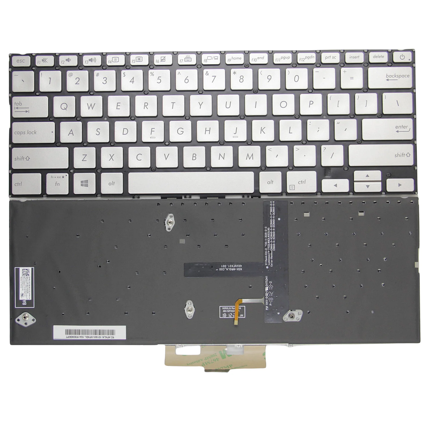 

100%New US Keyboard Backlit for Asus ZenBook 14 UX433 U4300F UX433F UX433FA UX433FN UX433FL English Laptop Keyboard Backlight