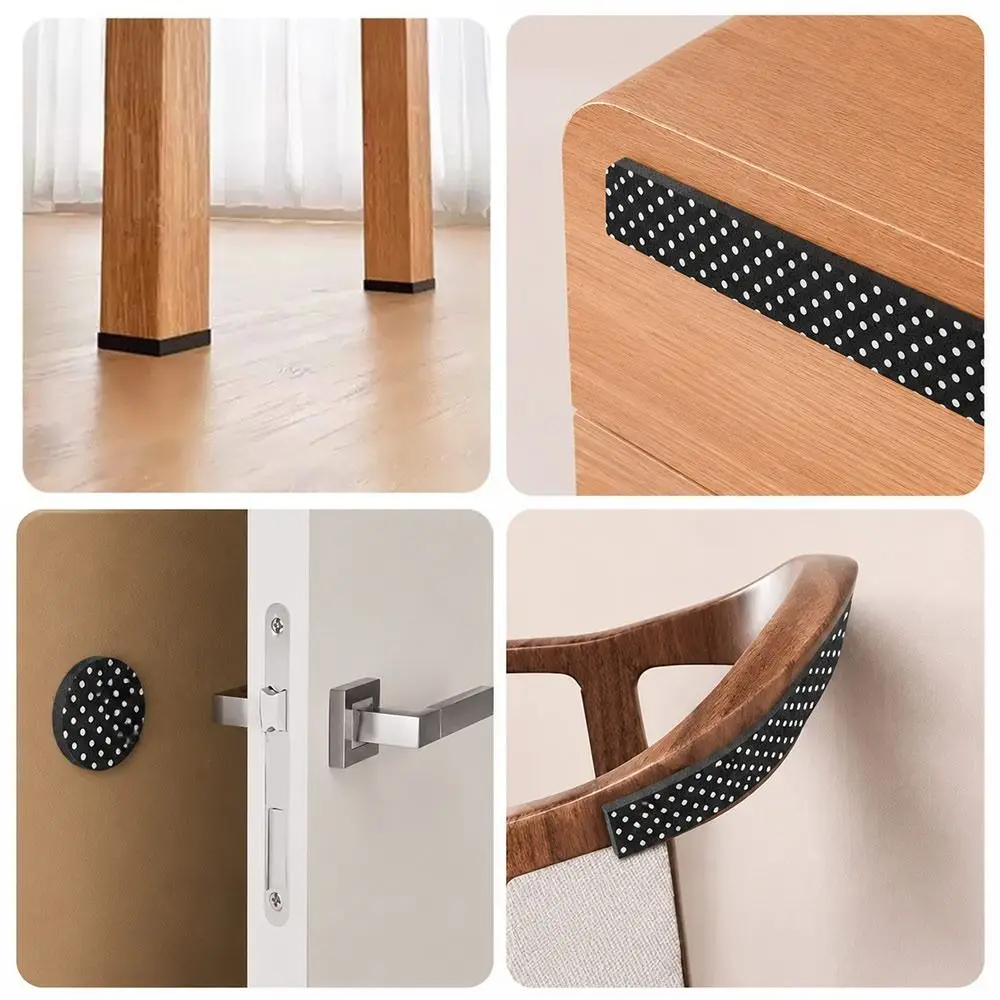 New Self Adhesive Chair Foot Pads Noise Reducing Wear Resistant Furniture Pads Anti Slip Cuttable Chair Leg Pads Home Use