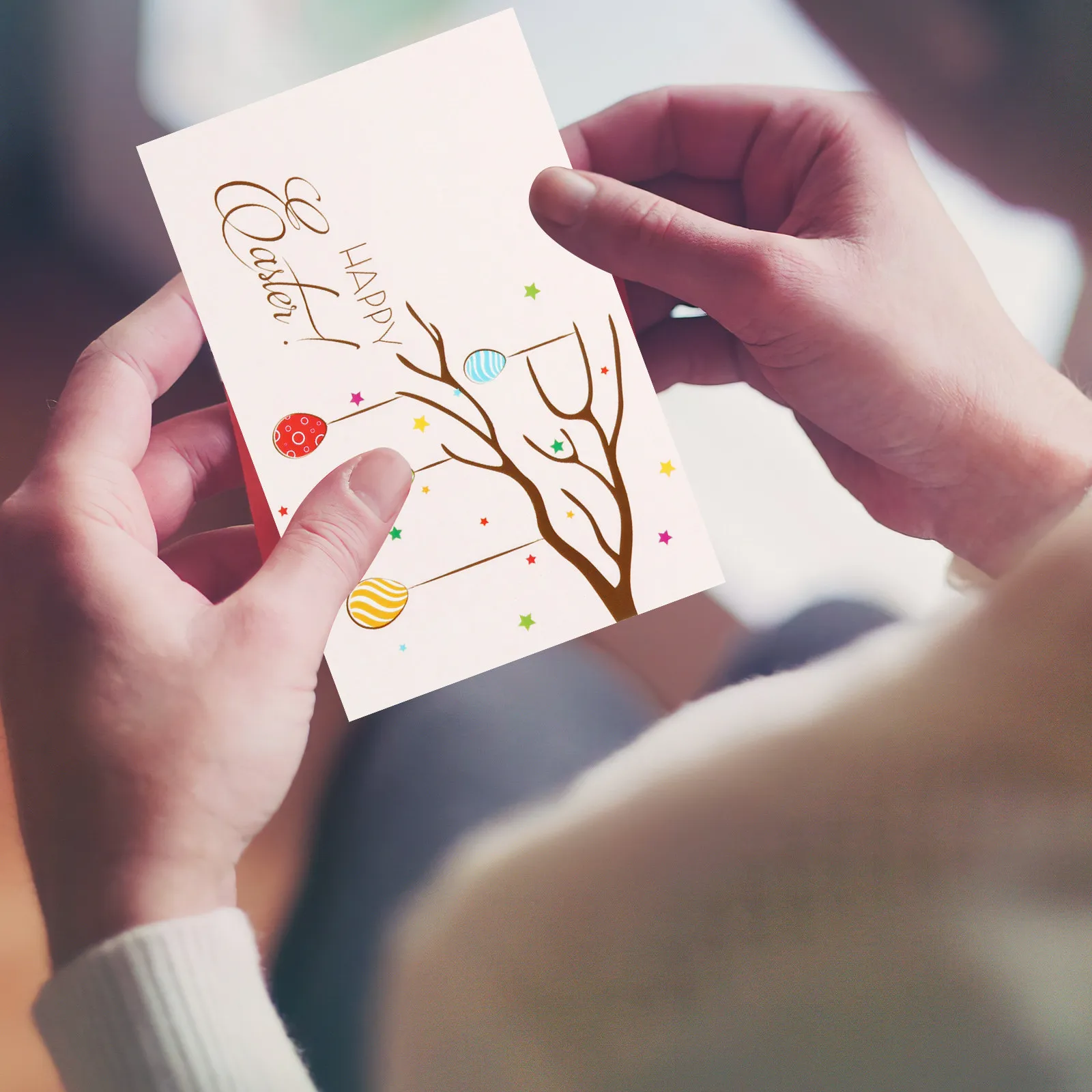 2 مجموعة 2 مجموعات عيد الفصح بطاقات المعايدة السائبة سعيد عيد الفصح نعمة مجموعة من البطاقات للبالغين الاطفال مهرجان الحفلات هدية ورقة بطاقات المغلف #4