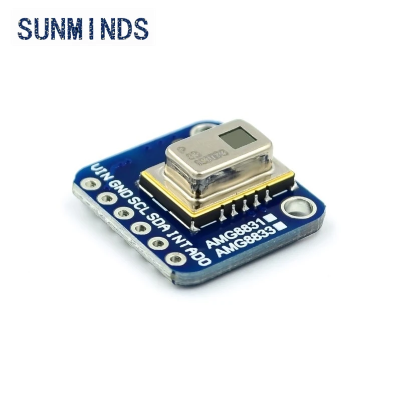 1 peça amg8833 ir 8x8 módulo sensor de temperatura de matriz de imagem térmica para raspberry pi GY-AMG8833