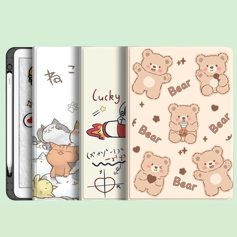 

Compatible with Xiaomi Pad 6/6 Pro Kawaii Cat Case for MiPad 6s Pro 12.4 Mipad 5 Pro 11in Redmi Pad SE Case Redmi Pad 10.6 Cover