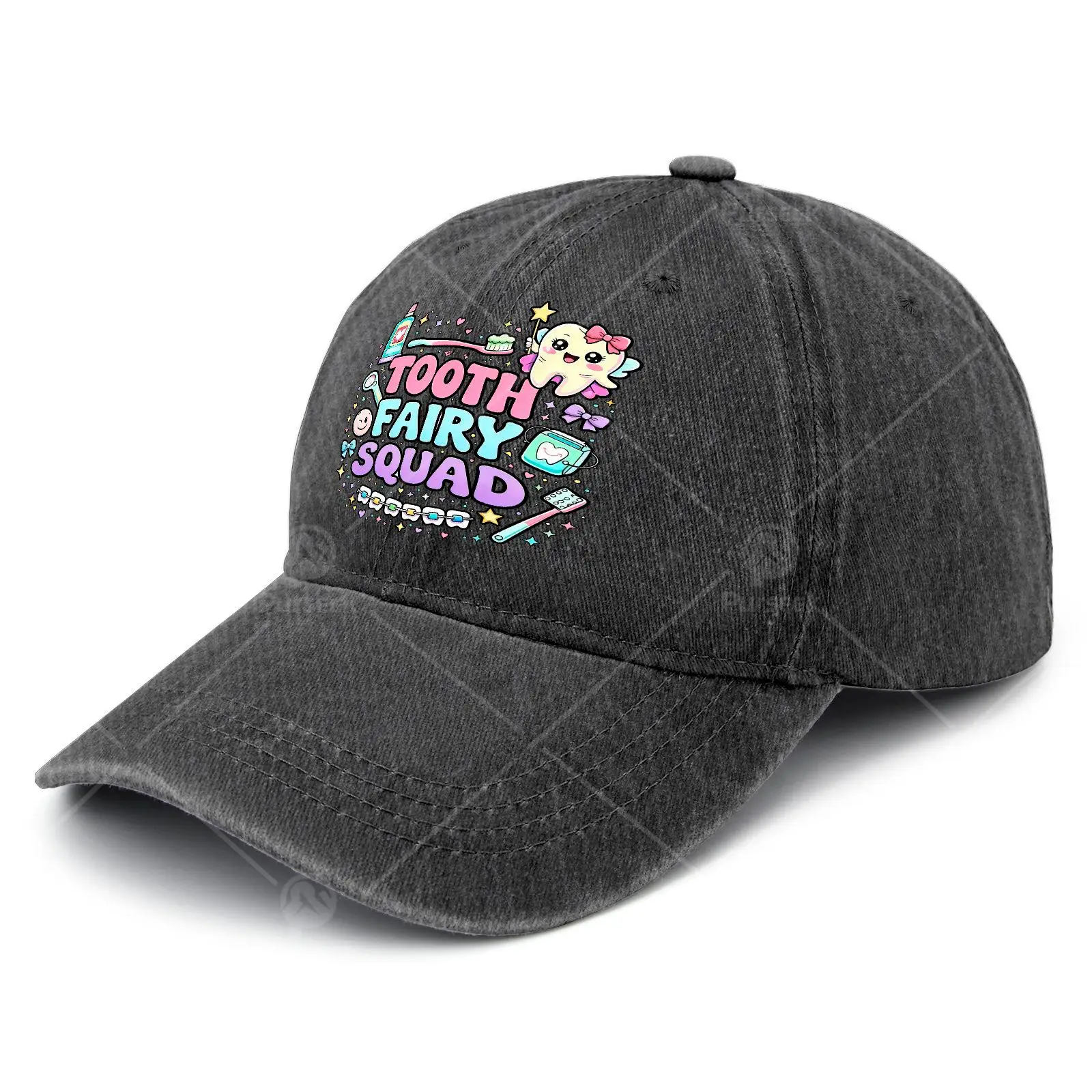 Funny Tooth Fairy Squad Dentist Dental Assistant Matching Baseball Hat Unisex