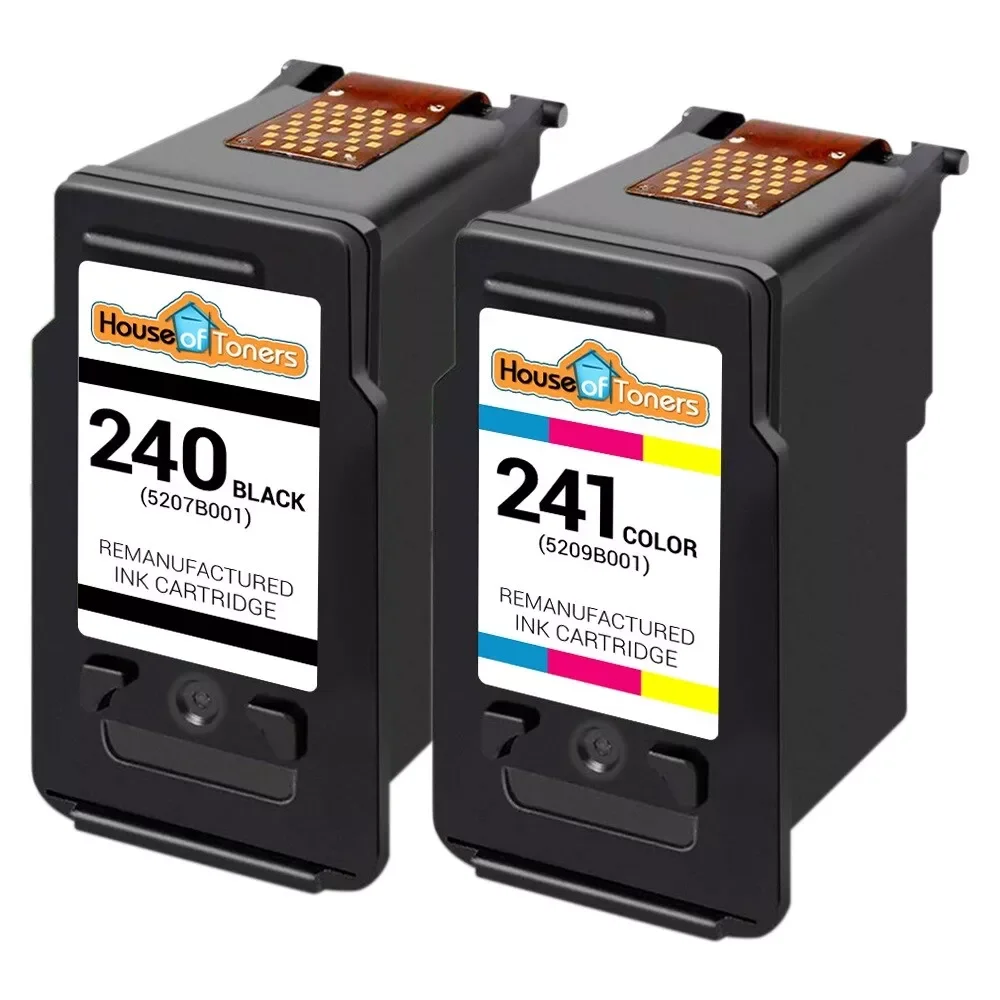 2PK PG-240 CL-241 Ink Cartridge for Canon PIXMA MG and MX Series