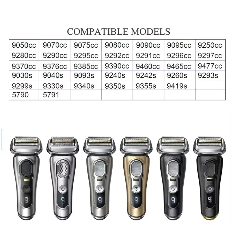 Braun Series 9 & 9 Pro Shaving Head Replacement for Optimal Grooming Results - Image 2