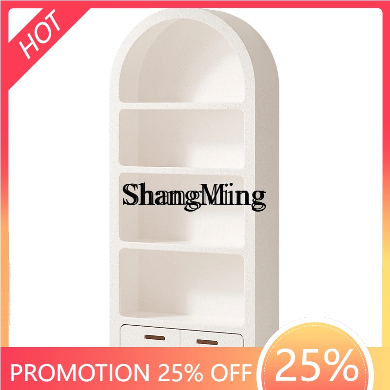 

CL bookcase living room multi-layer display cabinet partition against the wall storage bookshelf floor storage