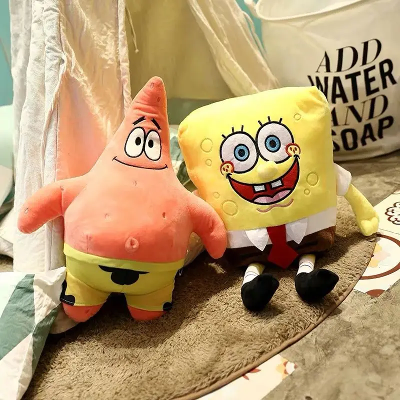 Spongebob Squarepants Patrick Eugene H. Krabs Gary Plush Doll Kawaii Kid Cartoon Anime Peripheral Toy Christmas Gift