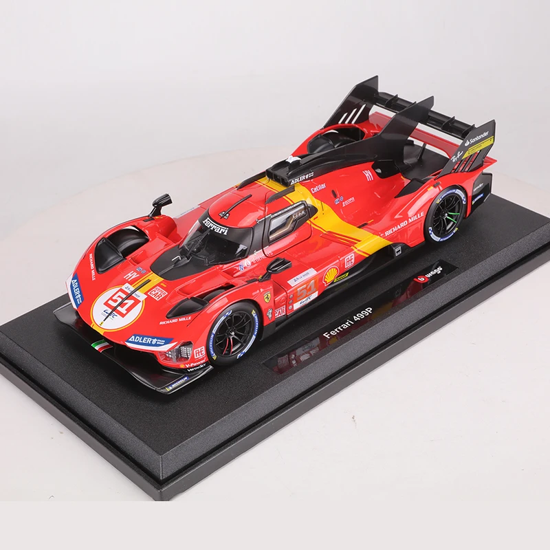 Burago 1:18 499p Le Mans 24-hour Endurance Race Car Alloy Model Car