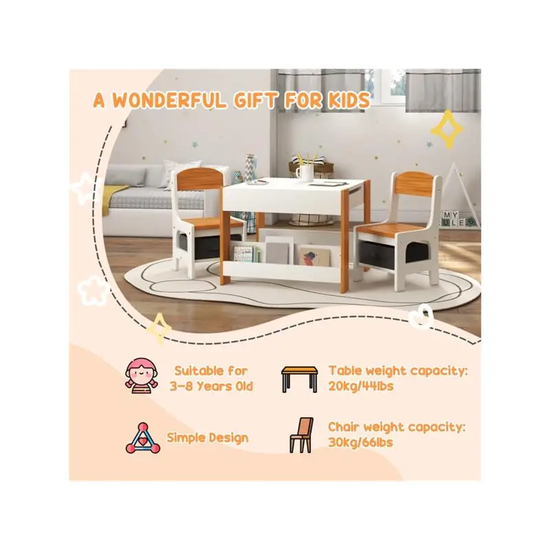 

Детский набор столов и стульев для занятий спортом — идеально подходит для дома и школы, прочный и легко чистится