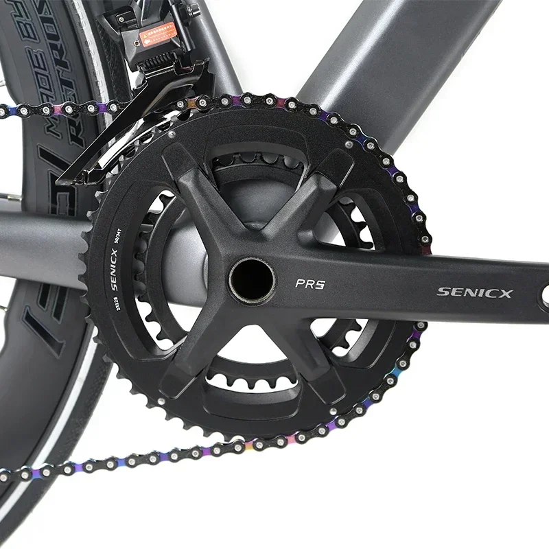 

Велосипед шоссейный TWITTER Tornado Ultimate с электронной трансмиссией EDS TX7100-24Speed, внутренней проводкой тросов, карбоновой рамой и гидравлическими дисковыми тормозами.