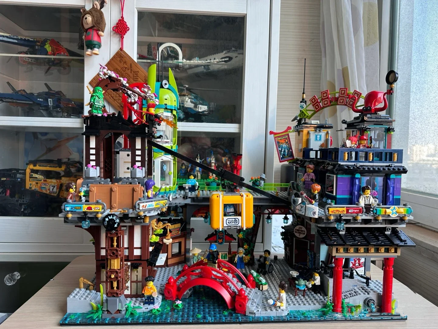 

Наборы конструкторов Ninja City: Храм Аэрджитзу, Городские рынки, с фигурками, игрушка-конструктор для детей и взрослых, подарок